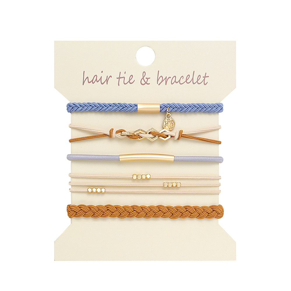 5 pcsMetallic Bohemian สไตล์ผู - Paracord Bracelet บทวิจารณ์และราคา