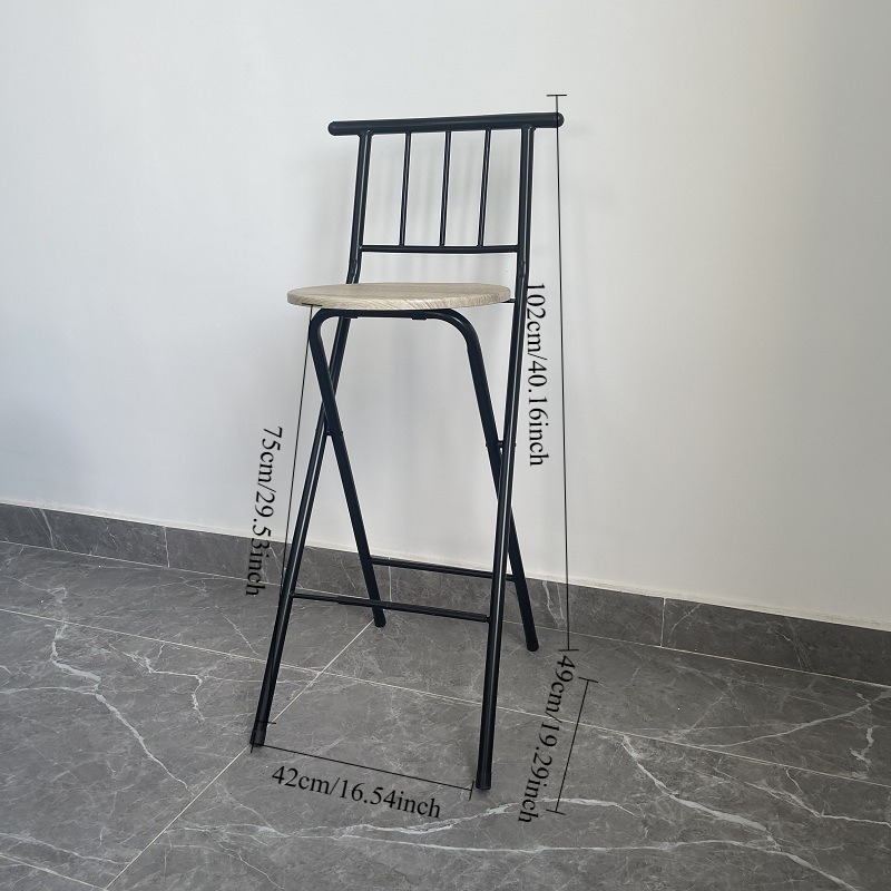 เก้าอี้สูงพับได้แบบมีพนักพิงสำ - Outdoor Camping High Chair บทวิจารณ์และราคา