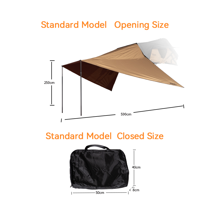 เต็นท์กันน้ำแบบผ้าใบอ็อกซ์ฟอร์ - Outdoor Camping Car Tent บทวิจารณ์และราคา