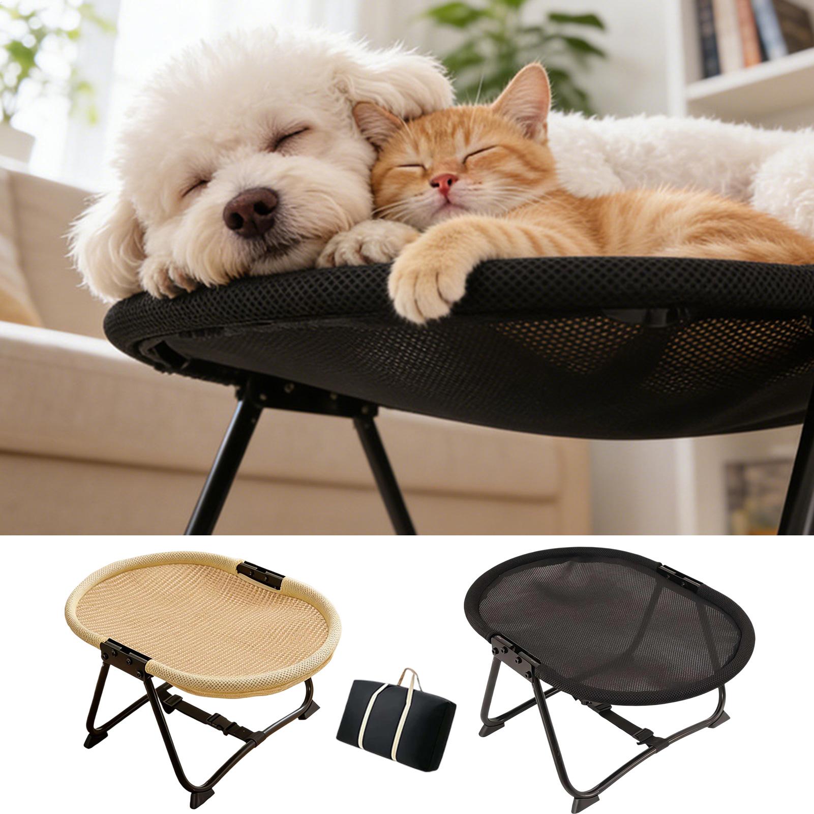 เตียงนอนสุนัขแบบพับได้ ระบายอา - Outdoor Camping Dog Bed บทวิจารณ์และราคา