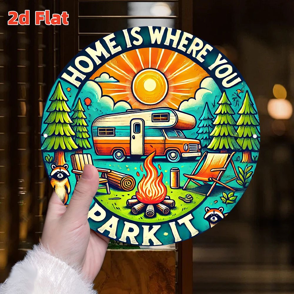 ป้ายศิลปะติดผนังไม้สไตล์เรโทรส - Outdoor Camping Quotes บทวิจารณ์และราคา