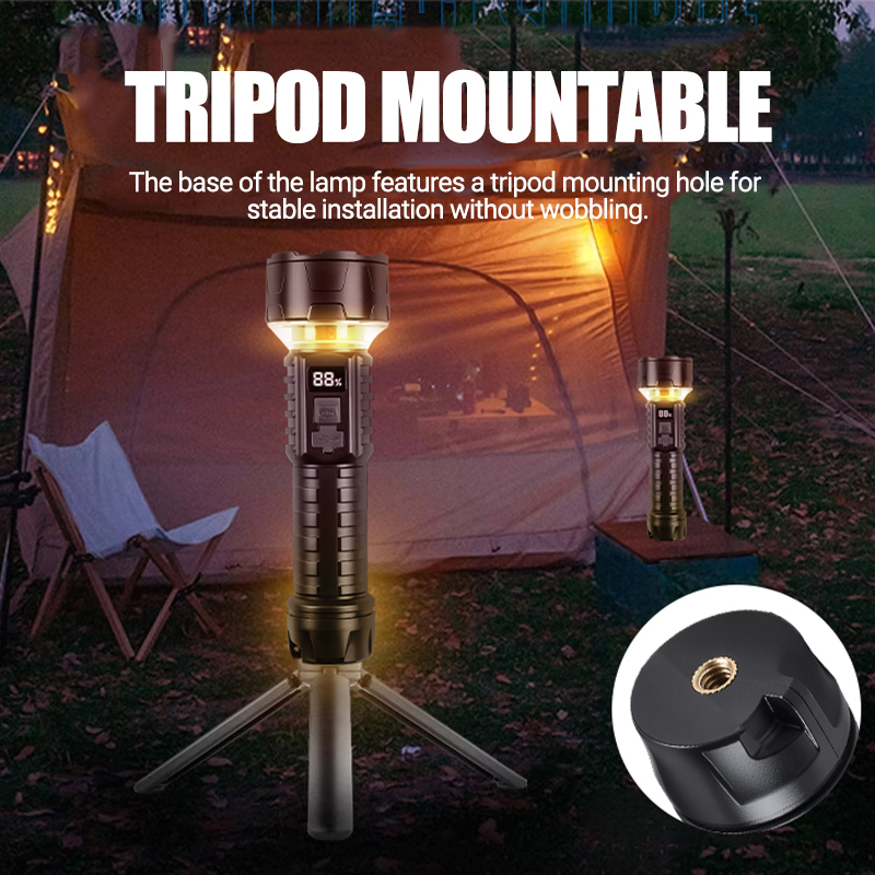 ไฟฉาย LED แบบ COB แบบชาร์จไฟได - Outdoor Camping Lighting บทวิจารณ์และราคา