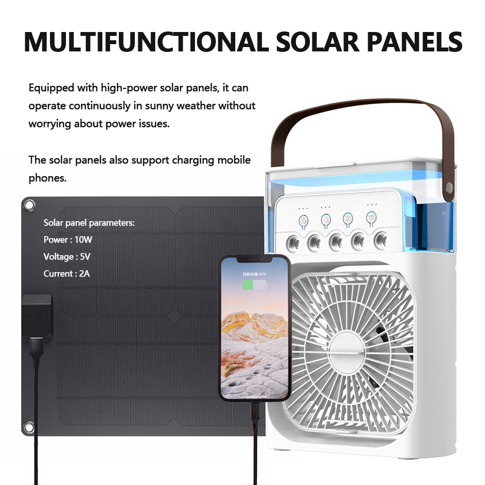พัดลมแอร์ 3 in 1, พัดลมพ่นละออ - Outdoor Camping Air Conditioner บทวิจารณ์และราคา