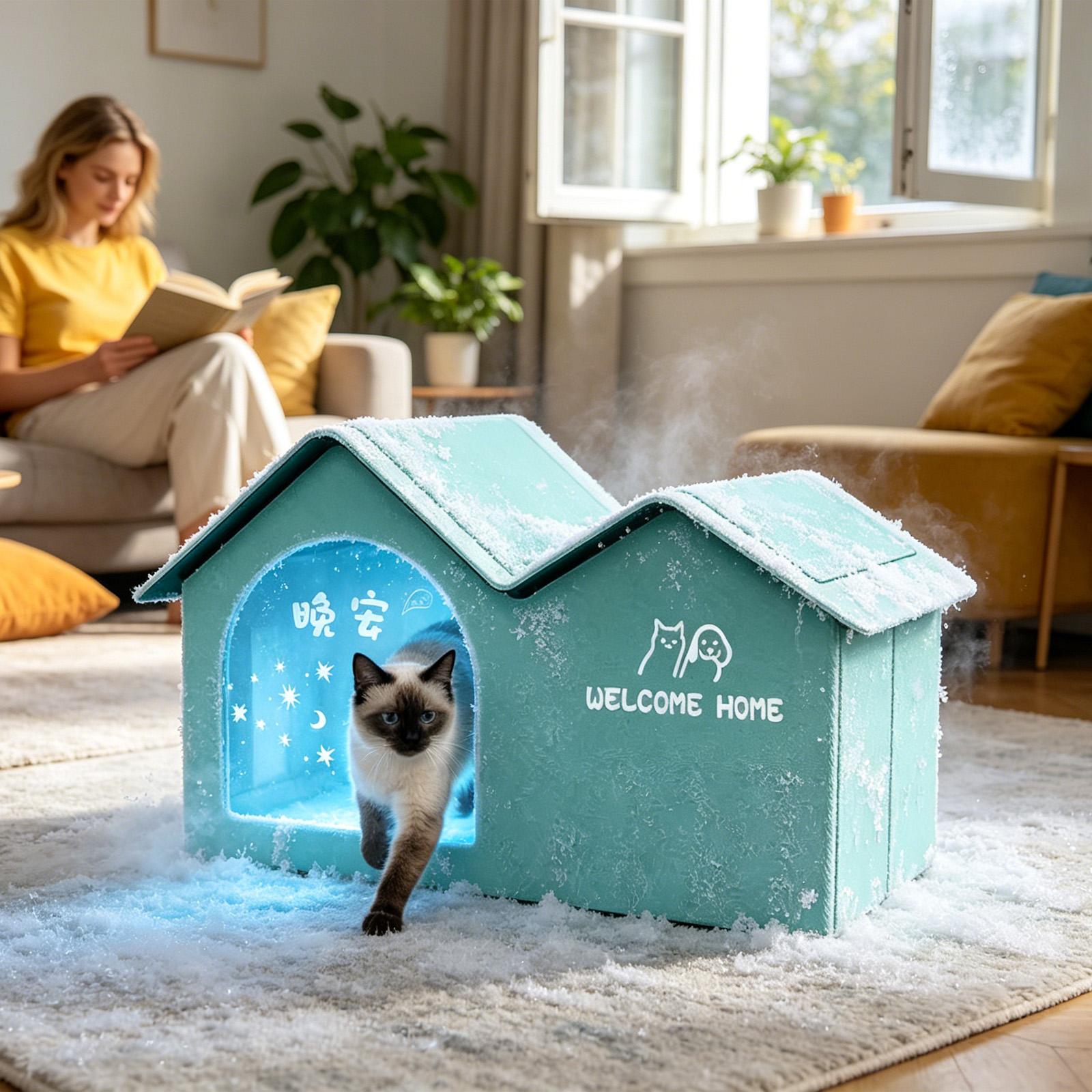 บ้านสุนัขแบบมีฉนวนกันความร้อน  - Outdoor Camping Dog Bed บทวิจารณ์และราคา