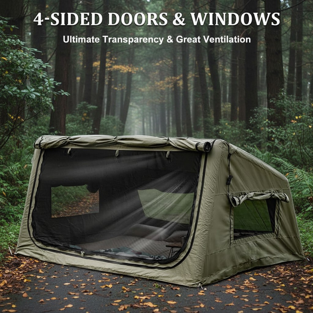 เต็นท์แคมป์ปิ้งอัตโนมัติพองลมส - Outdoor Camping Set บทวิจารณ์และราคา