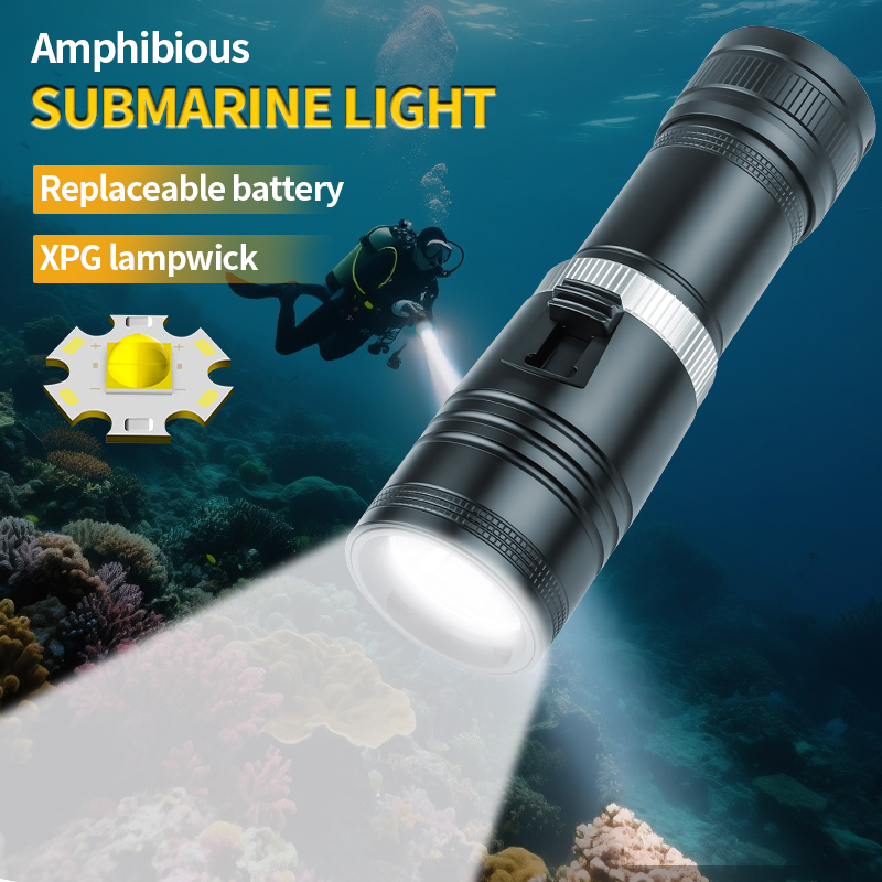 ไฟฉายดำน้ำอลูมิเนียม D117 กันน - Camping Lantern บทวิจารณ์และราคา