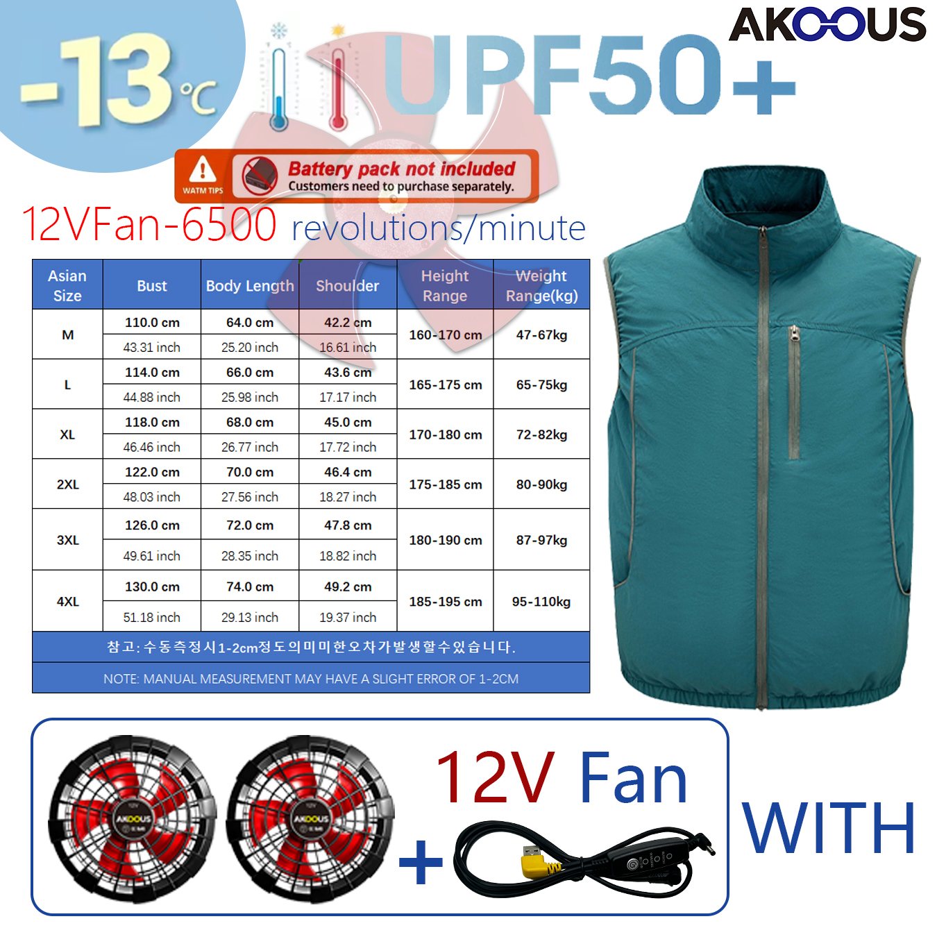 12V 5V USB เสื้อพัดลมระบายความ - Outdoor Camping Air Conditioner บทวิจารณ์และราคา