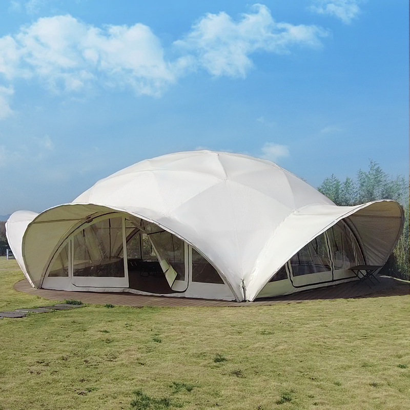 เต็นท์กลางแจ้งขนาดใหญ่ หลังคาค - Outdoor Camping Exhibition บทวิจารณ์และราคา