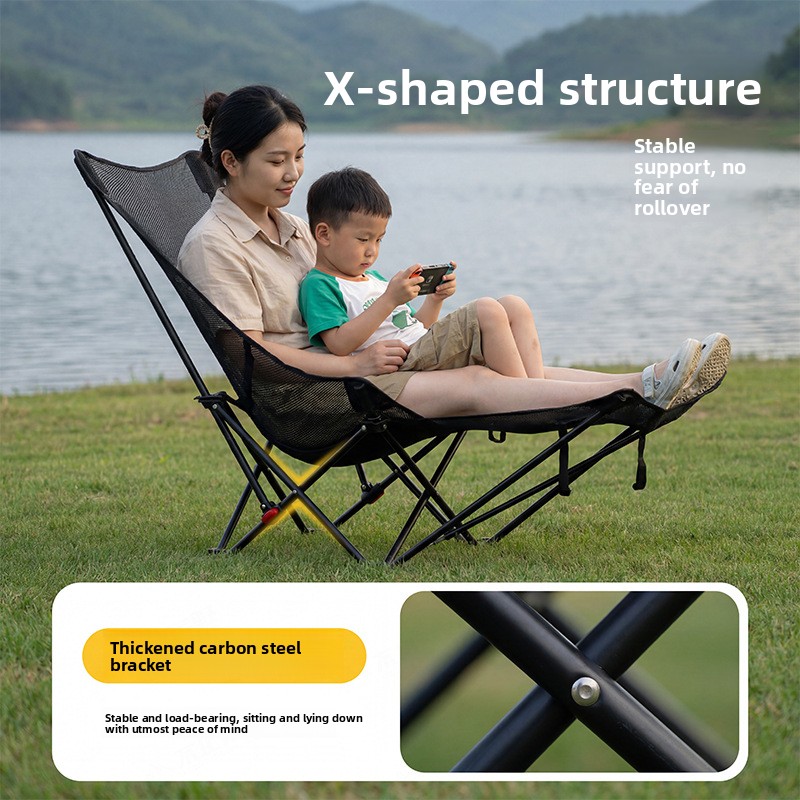 เก้าอี้ตกปลาแบบพับได้สำหรับตั้ - Outdoor Camping High Chair บทวิจารณ์และราคา