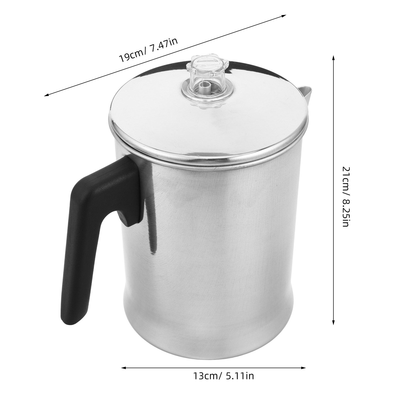 หม้อต้มกาแฟอะลูมิเนียม 1.8 ลิต - Outdoor Camping Kettle บทวิจารณ์และราคา