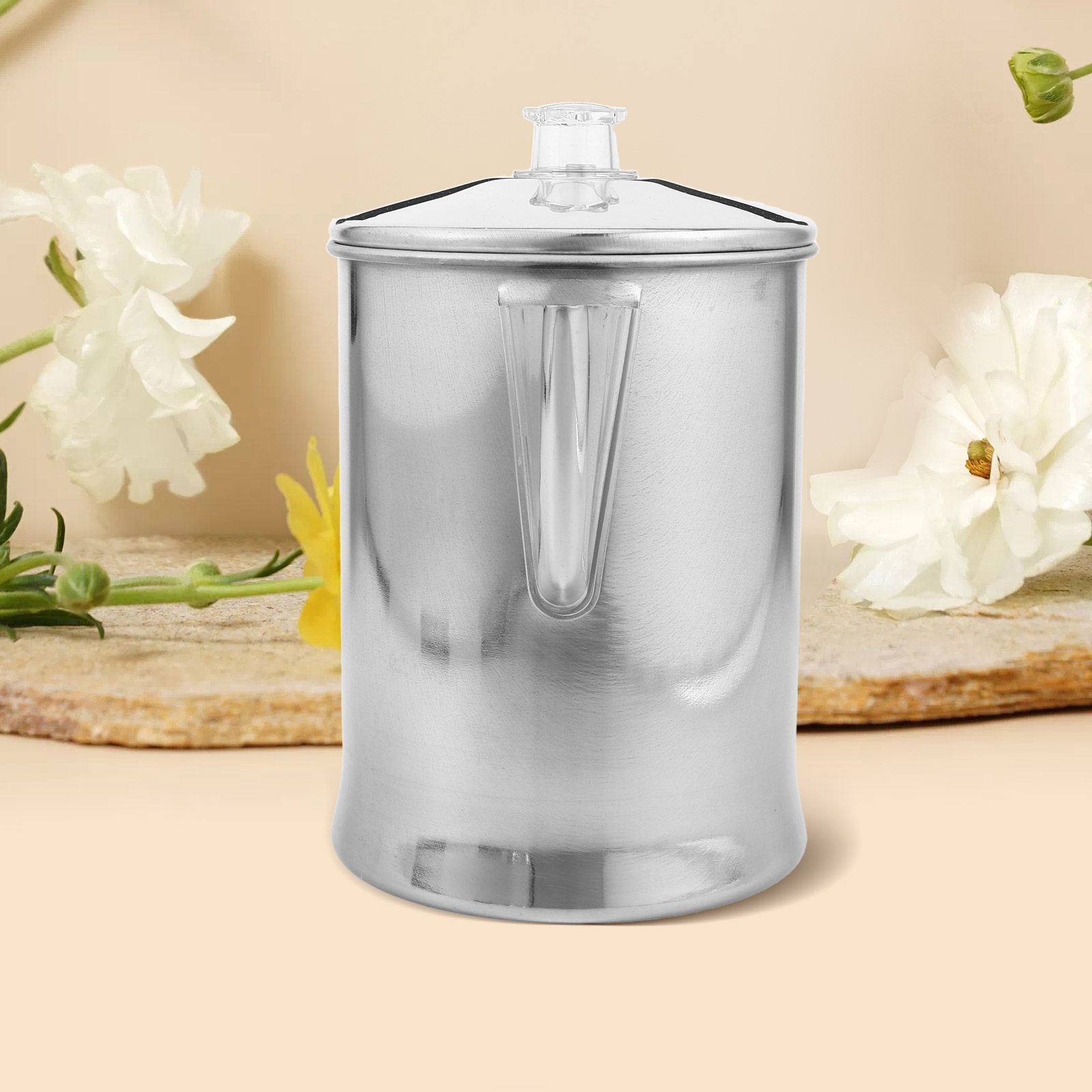 หม้อต้มกาแฟอะลูมิเนียม 1.8 ลิต - Outdoor Camping Kettle บทวิจารณ์และราคา