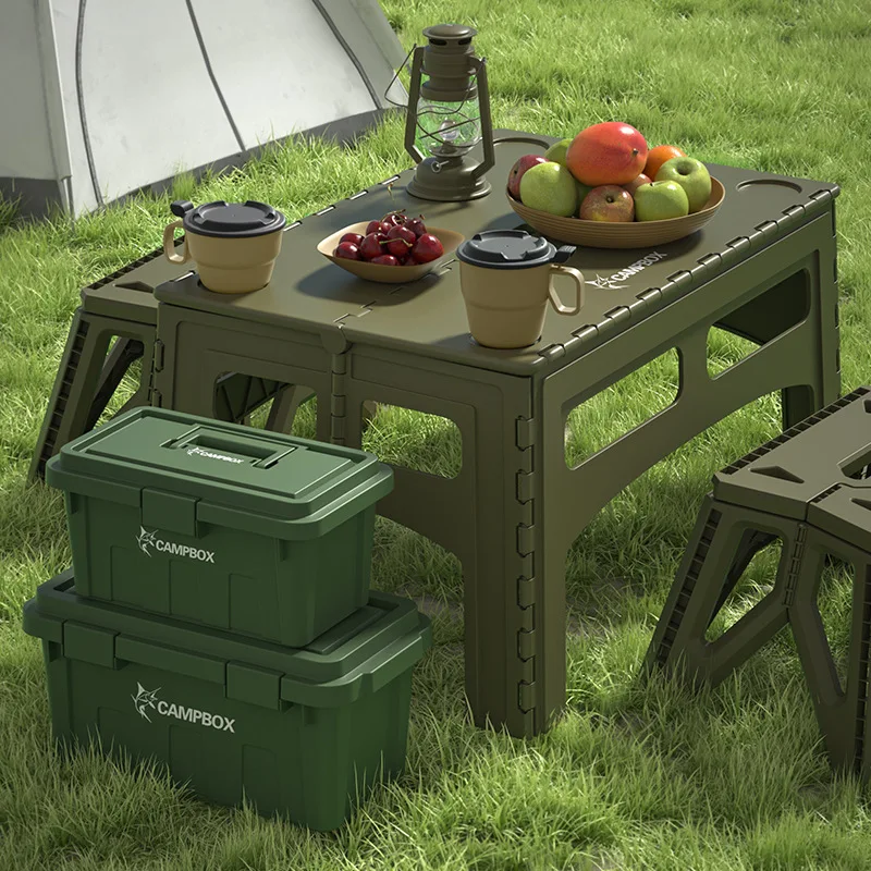 พับแบบพกพากลางแจ้งขยายพลาสติก  - Outdoor Camping Exhibition บทวิจารณ์และราคา