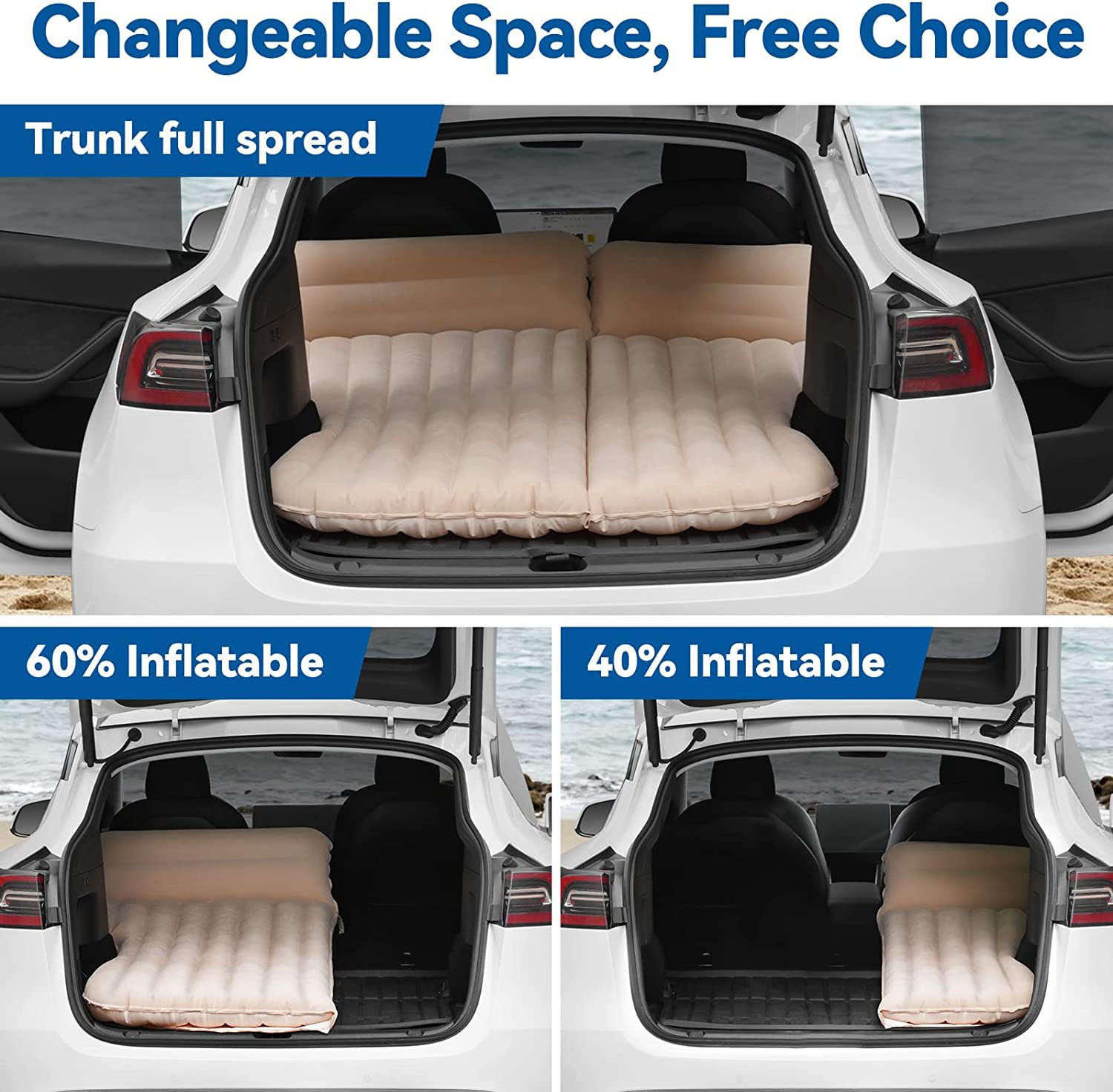 รถInflatableเตียงสําหรับTeslaร - Inflatable Mattress บทวิจารณ์และราคา