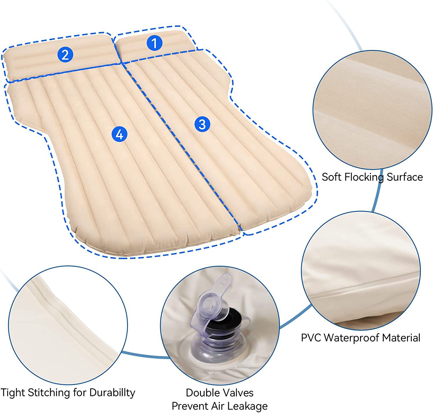 รถInflatableเตียงสําหรับTeslaร - Inflatable Mattress บทวิจารณ์และราคา