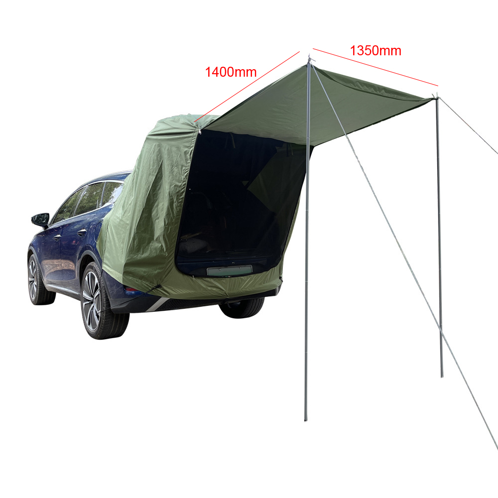 เต็นท์กลางแจ้งรถด้านหลังเต็นท์ - Outdoor Camping Car Tent บทวิจารณ์และราคา