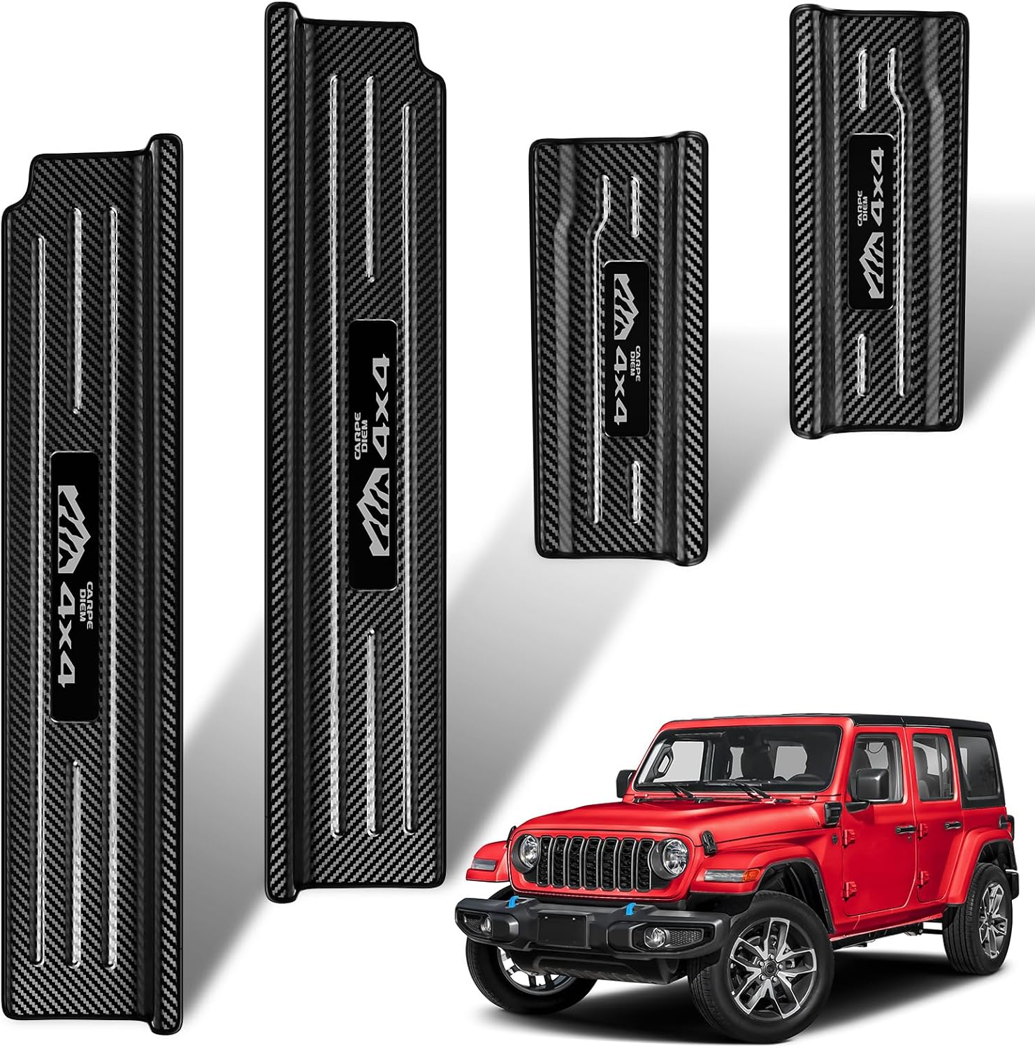 ชุดป้องกันขอบประตู 4 ชิ้น สำหร - Outdoor Camping Jeep บทวิจารณ์และราคา