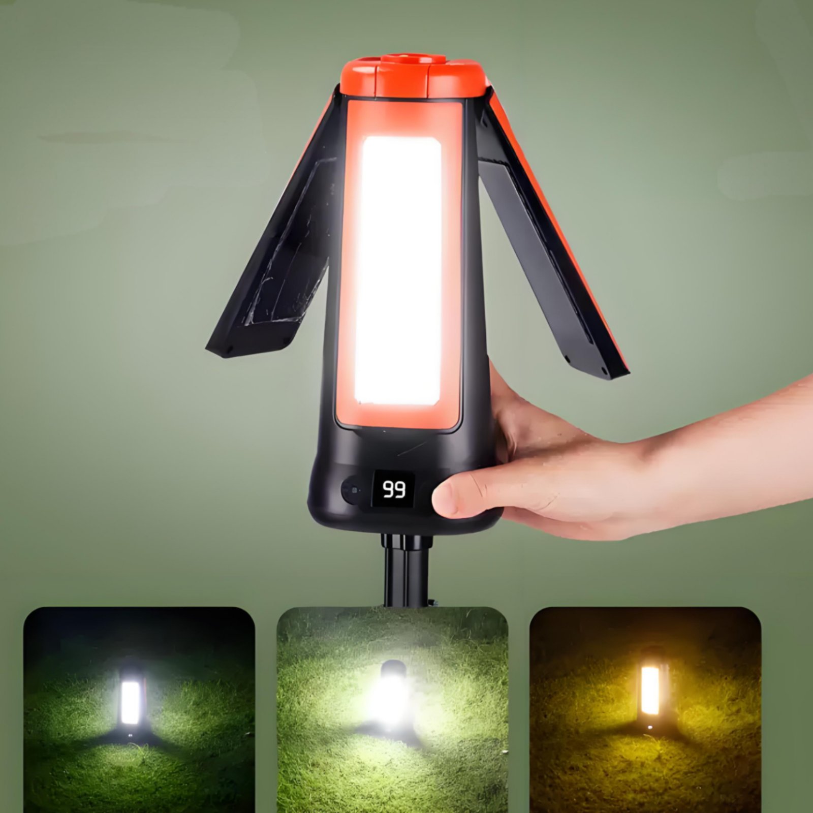 โคมไฟเต็นท์แบบยืดหดได้ ปรับควา - Outdoor Camping Lighting บทวิจารณ์และราคา