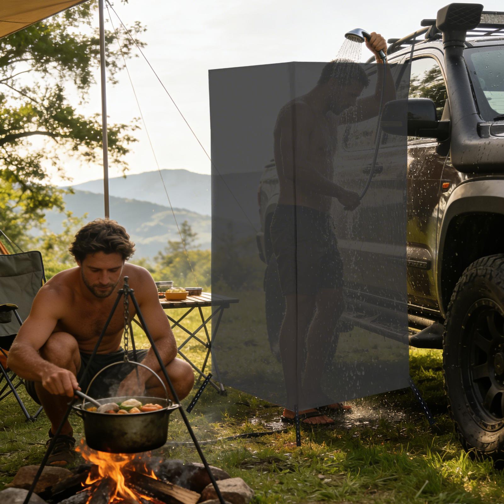 ห้องแต่งตัวแบบพกพา ติดตั้งข้าง - Outdoor Camping Car Tent บทวิจารณ์และราคา