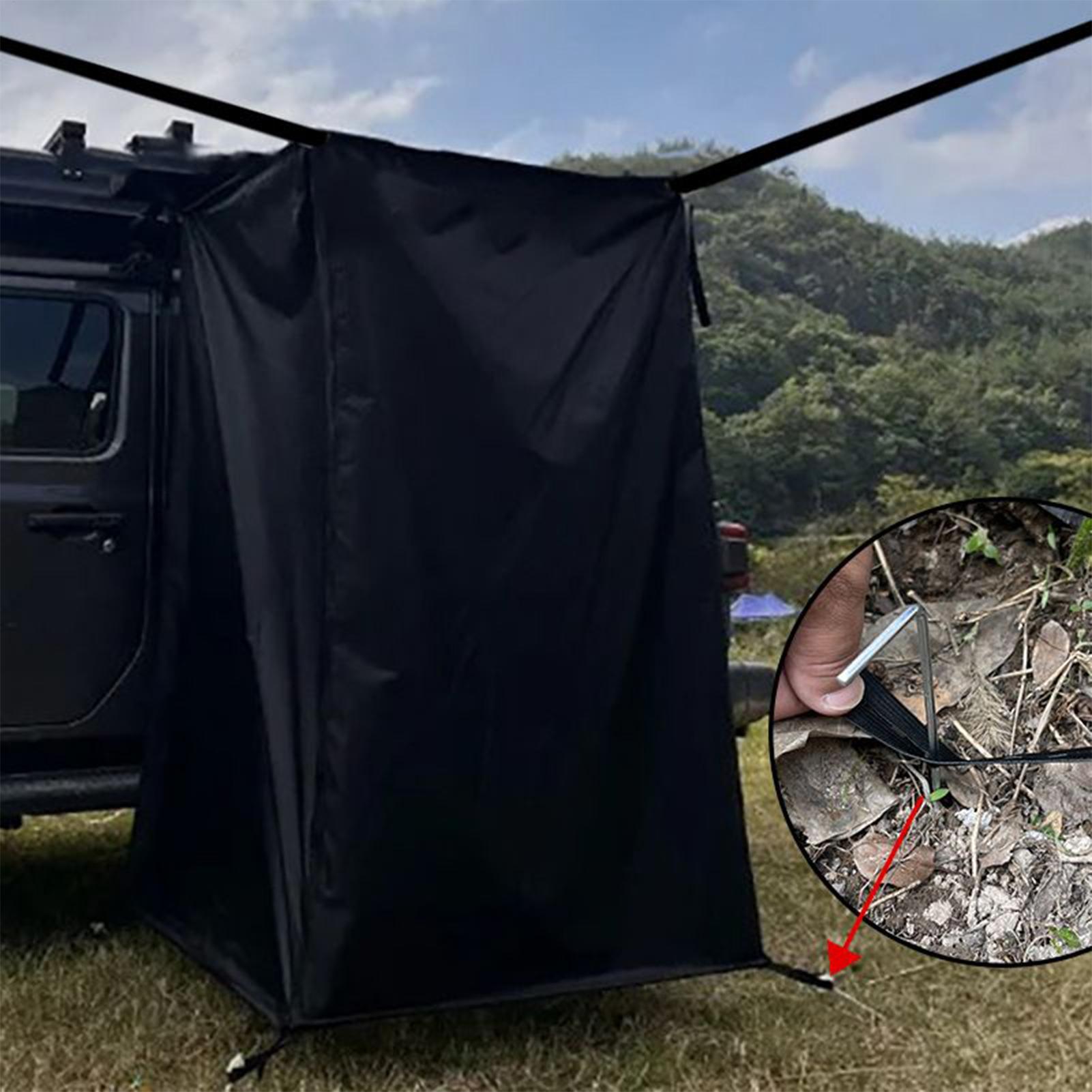 ห้องแต่งตัวแบบพกพา ติดตั้งข้าง - Outdoor Camping Car Tent บทวิจารณ์และราคา
