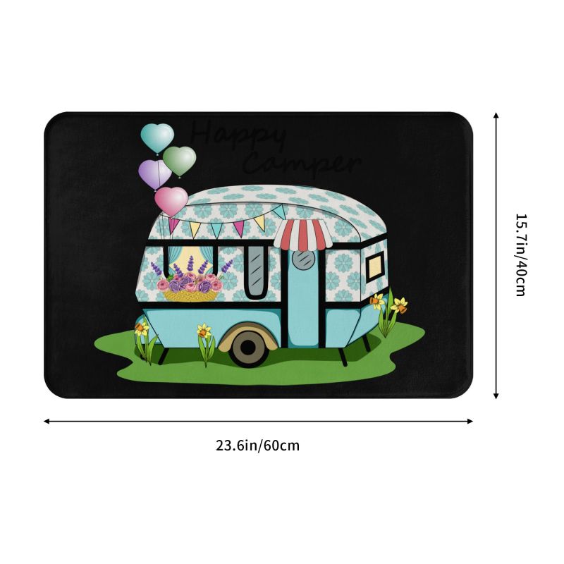 พรมเช็ดเท้ากันลื่นขนาด40*60ซม. - Outdoor Camping Quotes บทวิจารณ์และราคา