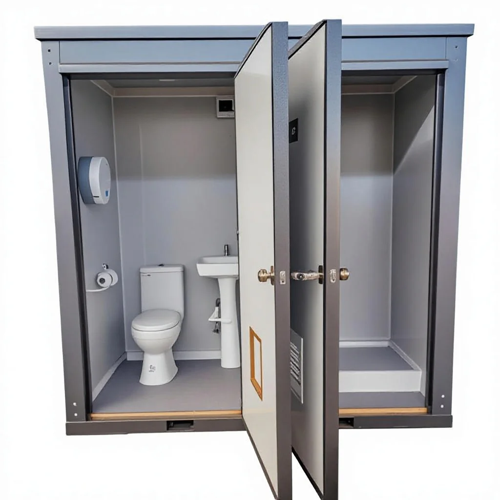 ห้องอาบน้ำและห้องสุขาแบบเคลื่อ - Outdoor Camping Showers บทวิจารณ์และราคา