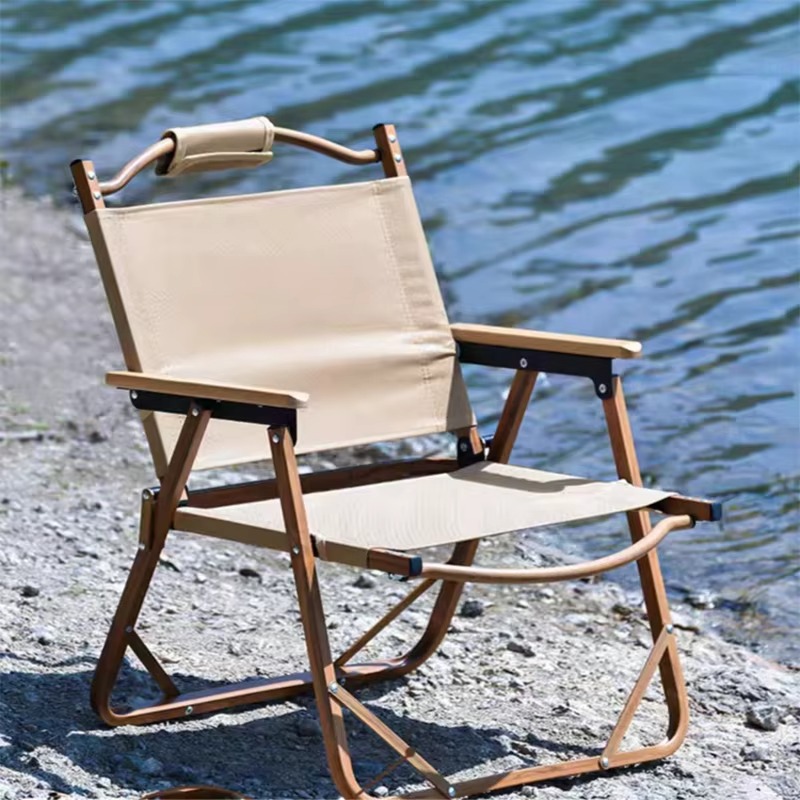 เก้าอี้พับพกพาคุณภาพสูงสำหรับต - Outdoor Camping High Chair บทวิจารณ์และราคา