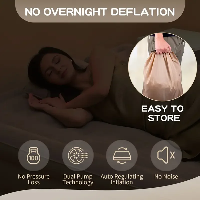 ที่นอนลมสำหรับแคมป์ปิ้งแบบพกพา - Inflatable Mattress บทวิจารณ์และราคา