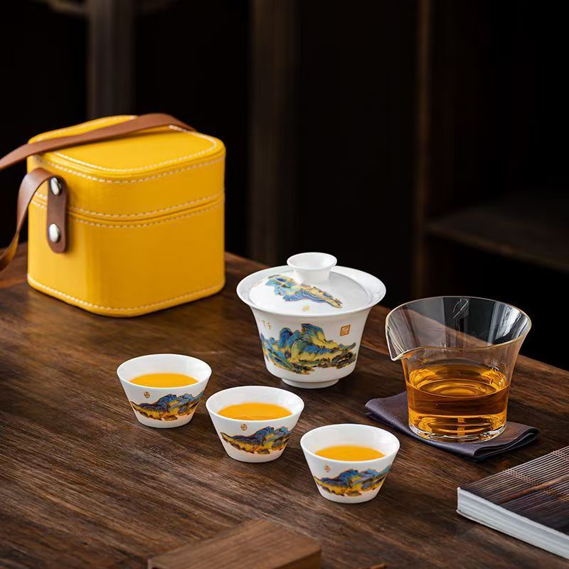 ชุดน้ำชาพอร์ซเลนสีขาว Travel J - Outdoor Camping Kettle บทวิจารณ์และราคา