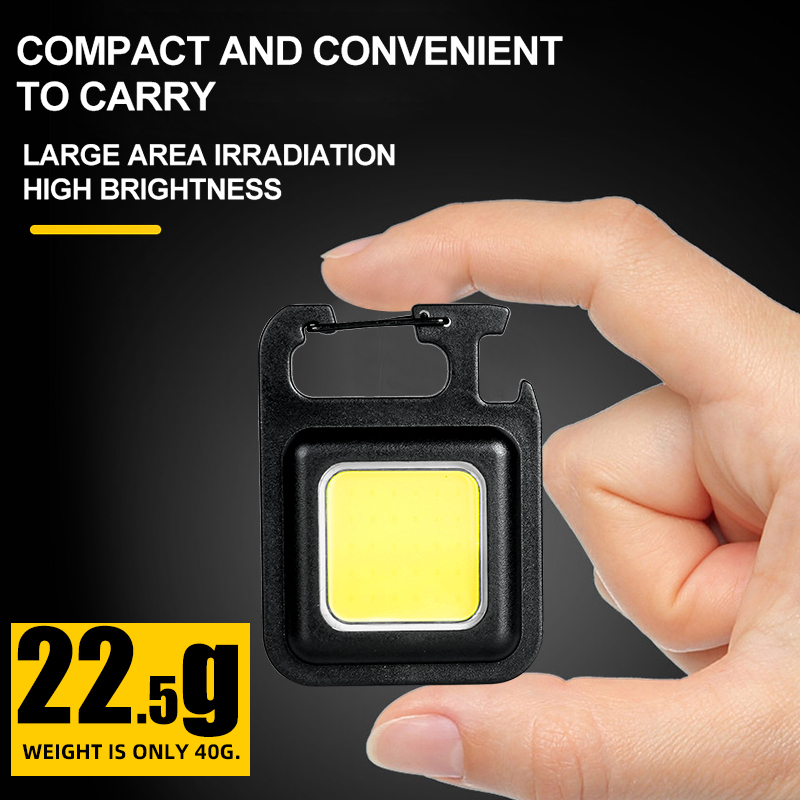 ไฟฉายพวงกุญแจ MINI COB สว่างพิ - Outdoor Camping Adventure Lamp บทวิจารณ์และราคา