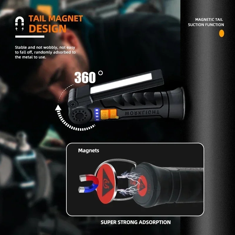 ไฟฉายพับได้แบบ COB LED ไฟฉายพก - Camping Lantern บทวิจารณ์และราคา