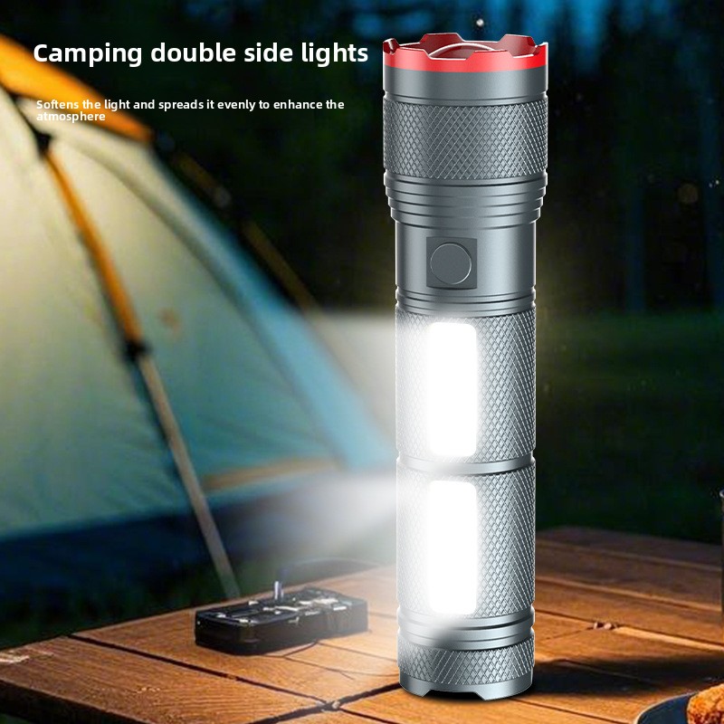 ไฟฉายไฮไลท์ 7200mAh ไฟด้านข้าง - Outdoor Camping Lighting บทวิจารณ์และราคา