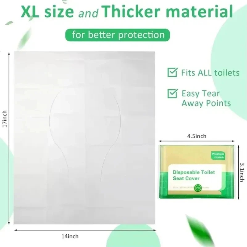 10-100 ชิ้น แผ่นรองนั่งชักโครก - Outdoor Camping Toilet บทวิจารณ์และราคา