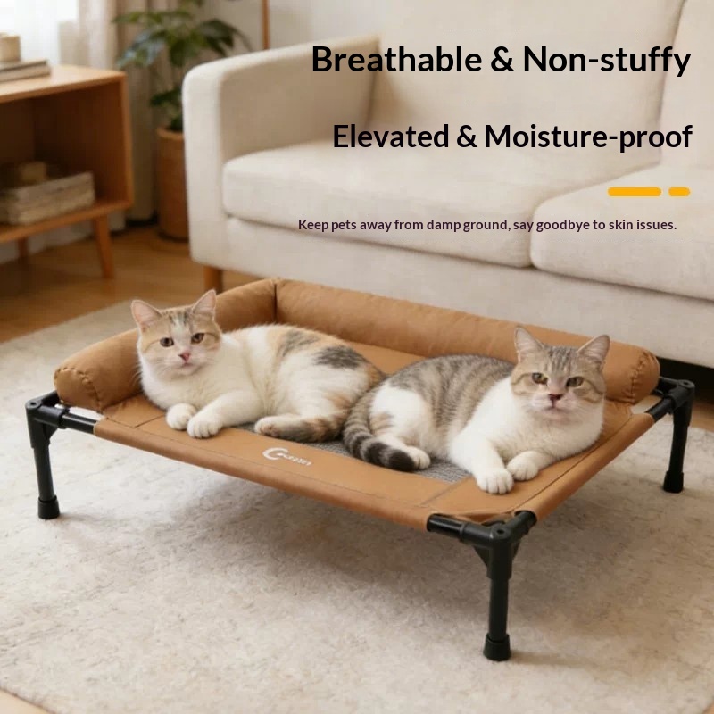 เตียงนอนสัตว์เลี้ยงแบบยกสูง ระ - Outdoor Camping Dog Bed บทวิจารณ์และราคา