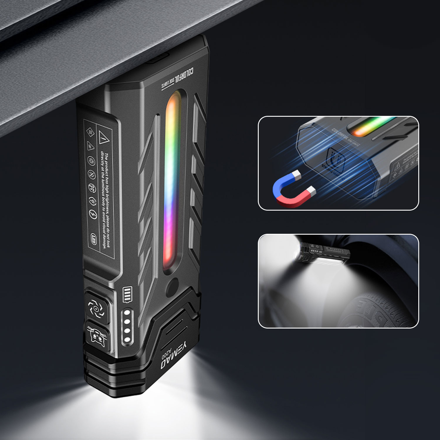ไฟฉาย LED RGB แบบพกพาอเนกประสง - Outdoor Camping Adventure Lamp บทวิจารณ์และราคา