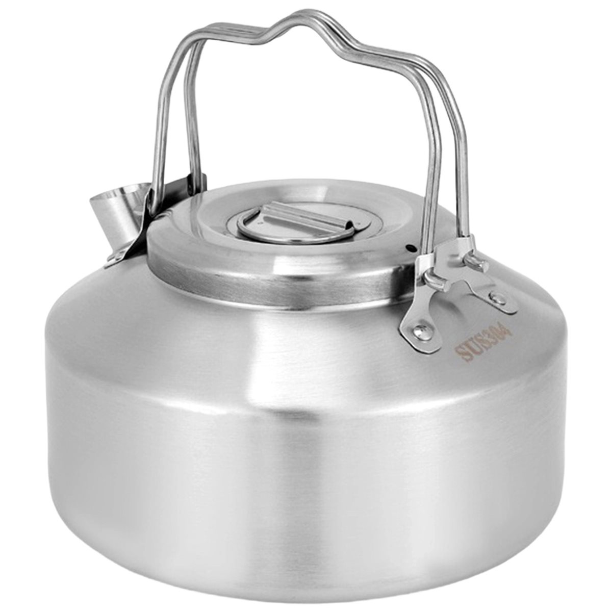 กาต้มน้ำสแตนเลสแบบสองหูจับ ขนา - Outdoor Camping Kettle บทวิจารณ์และราคา