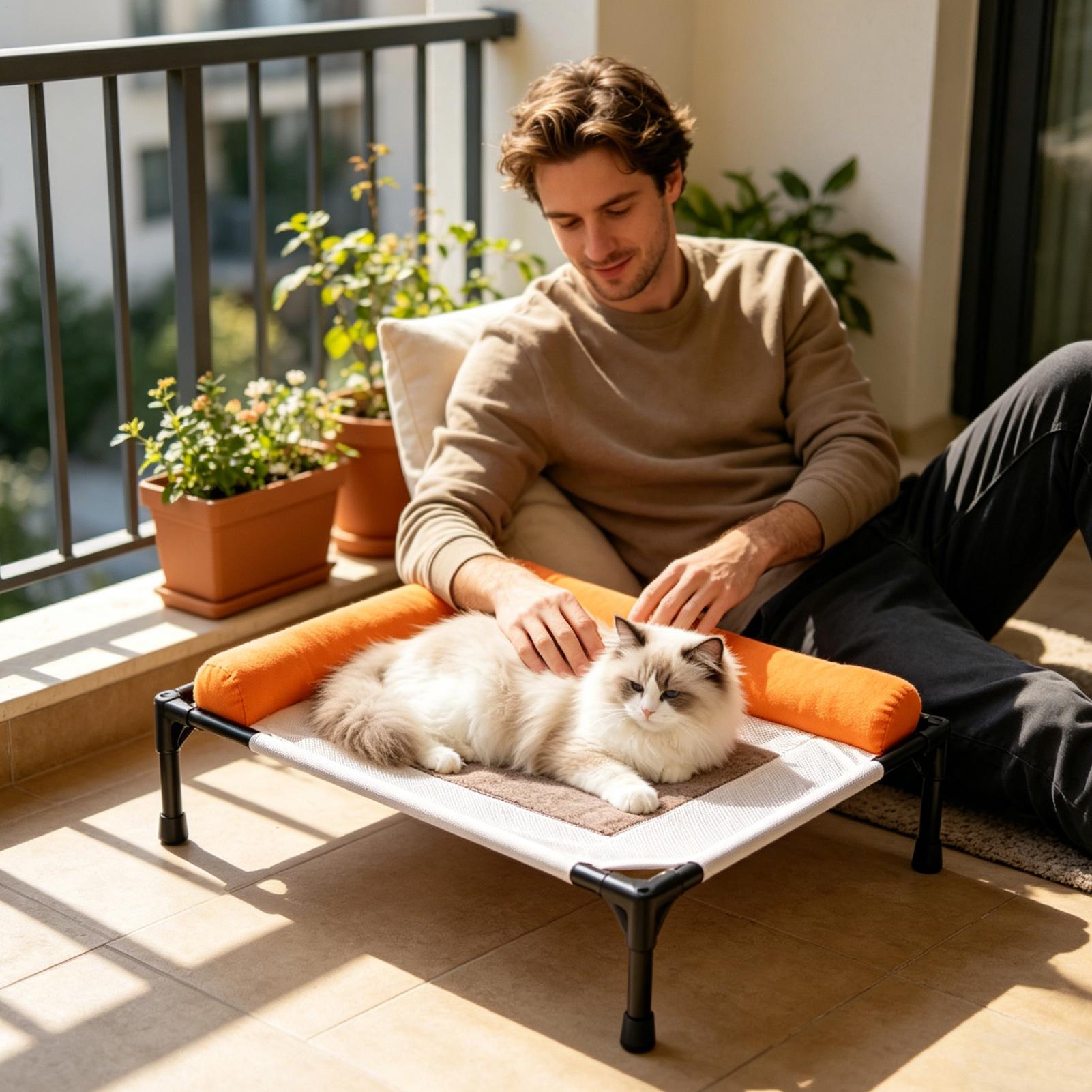 เตียงนอนสุนัขกลางแจ้งแบบถอดประ - Outdoor Camping Dog Bed บทวิจารณ์และราคา