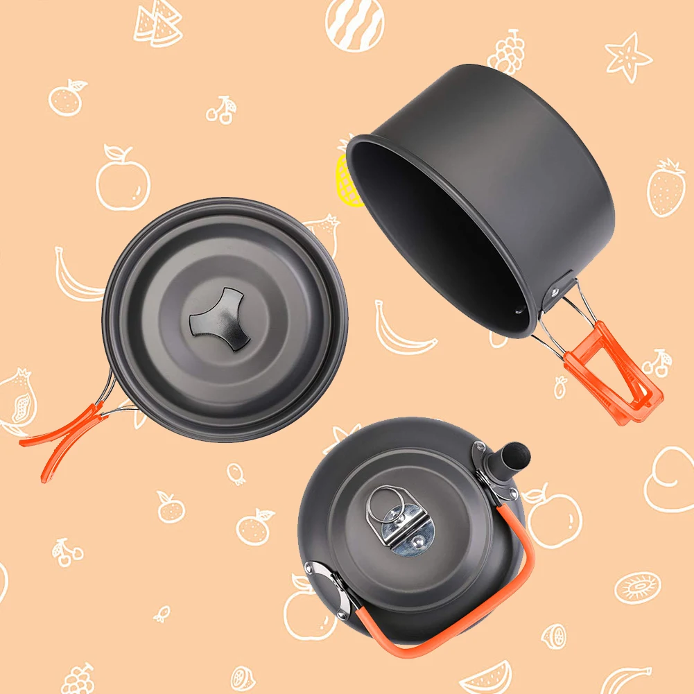 ชุดเครื่องครัวสำหรับตั้งแคมป์  - Outdoor Camping Kettle บทวิจารณ์และราคา