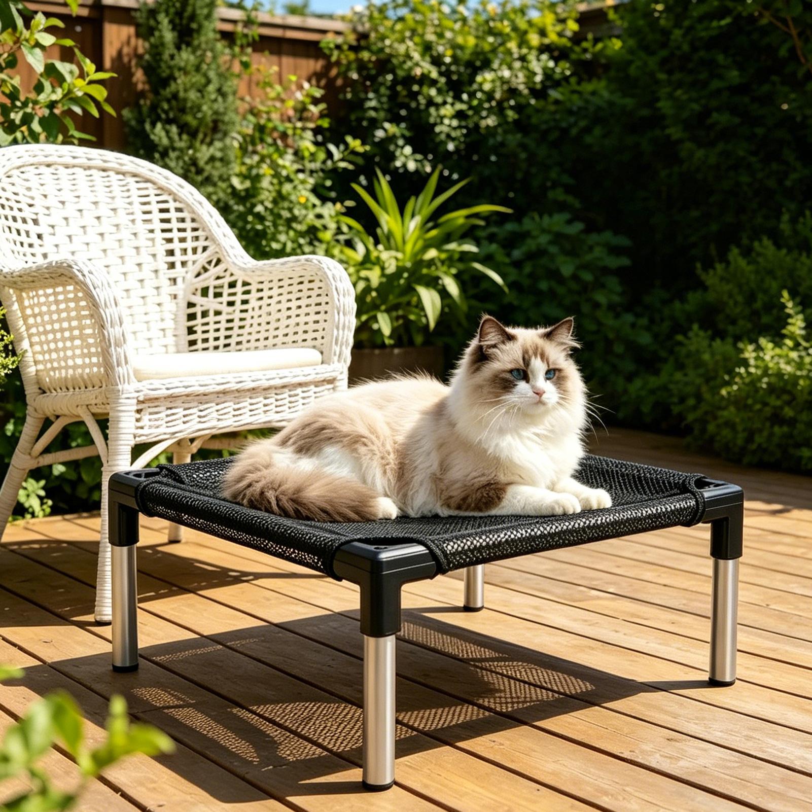 เตียงยกพื้นสำหรับสุนัข ระบายอา - Outdoor Camping Dog Bed บทวิจารณ์และราคา
