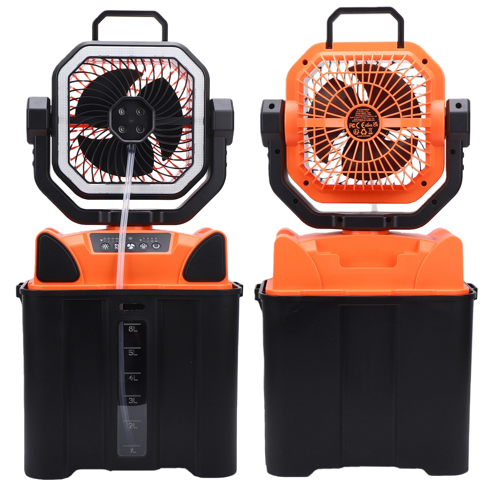 พัดลมแคมป์ปิ้งแบบชาร์จไฟได้พร้ - Outdoor Camping Fan บทวิจารณ์และราคา