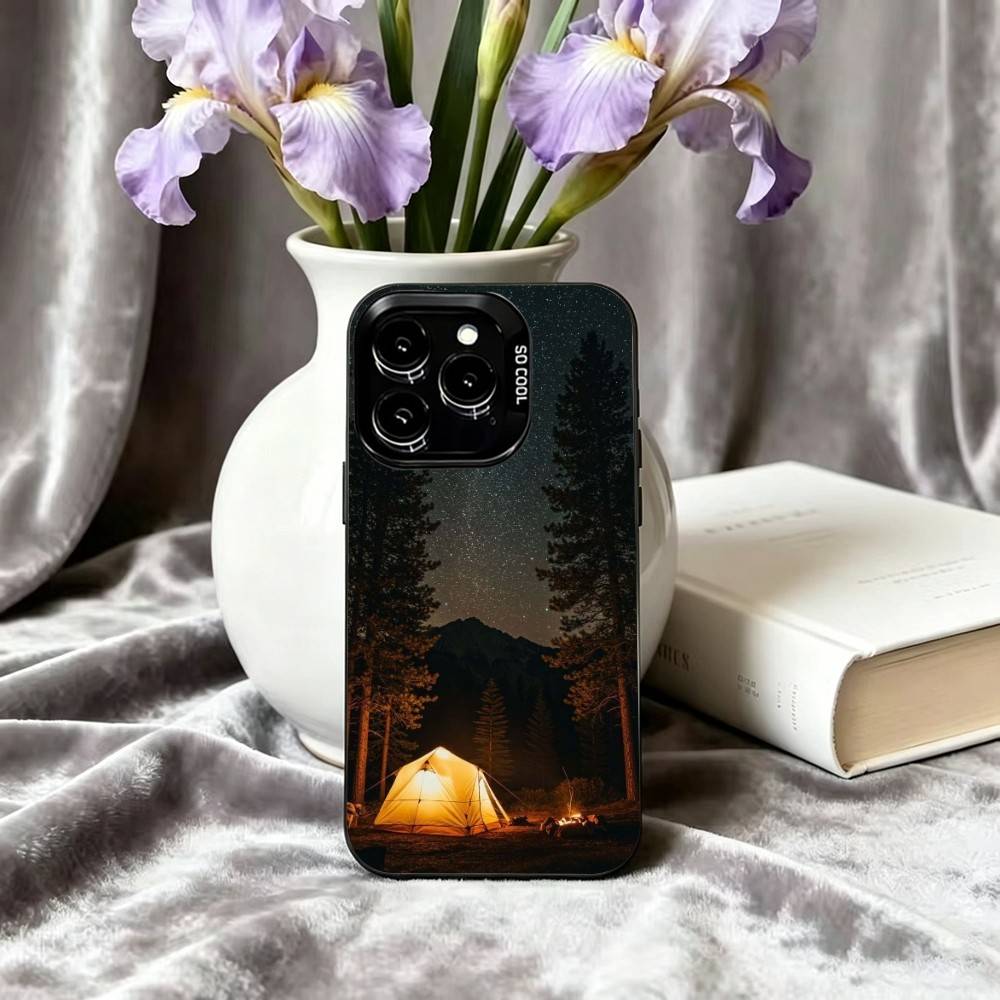 เคสโทรศัพท์ลายธรรมชาติภูเขาสำห - Outdoor Camping Quotes บทวิจารณ์และราคา