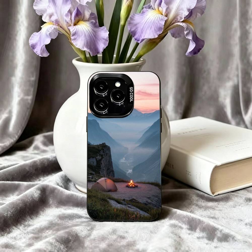 เคสโทรศัพท์ลายธรรมชาติภูเขาสำห - Outdoor Camping Quotes บทวิจารณ์และราคา
