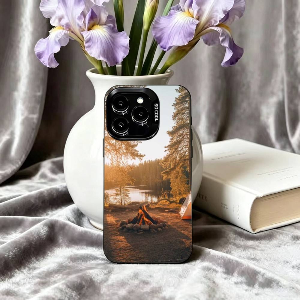 เคสโทรศัพท์ลายธรรมชาติภูเขาสำห - Outdoor Camping Quotes บทวิจารณ์และราคา