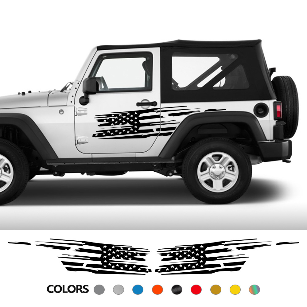 สติกเกอร์ด้านข้างประตูรถสำหรับ - Outdoor Camping Jeep บทวิจารณ์และราคา