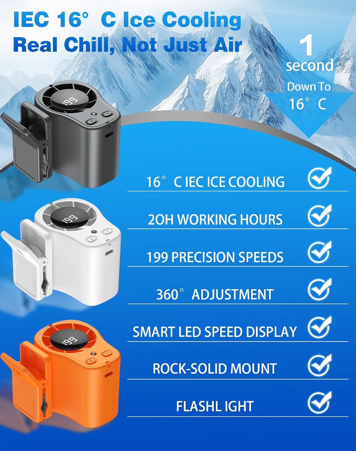 พัดลมติดแอร์ในรถยนต์แบบชาร์จ U - Outdoor Camping Air Conditioner บทวิจารณ์และราคา