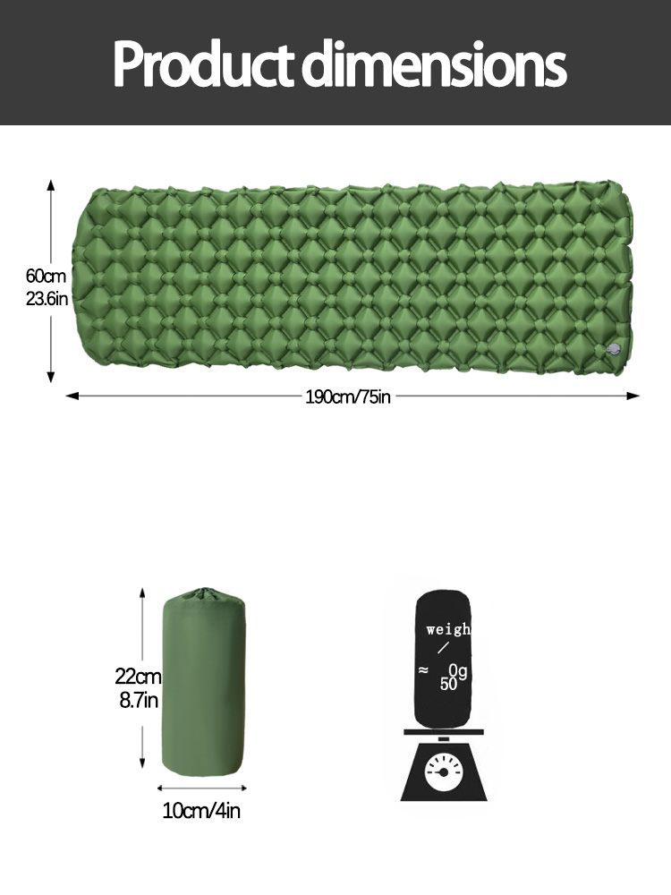 ที่นอนเป่าลมสำหรับตั้งแคมป์ในเ - Inflatable Mattress บทวิจารณ์และราคา