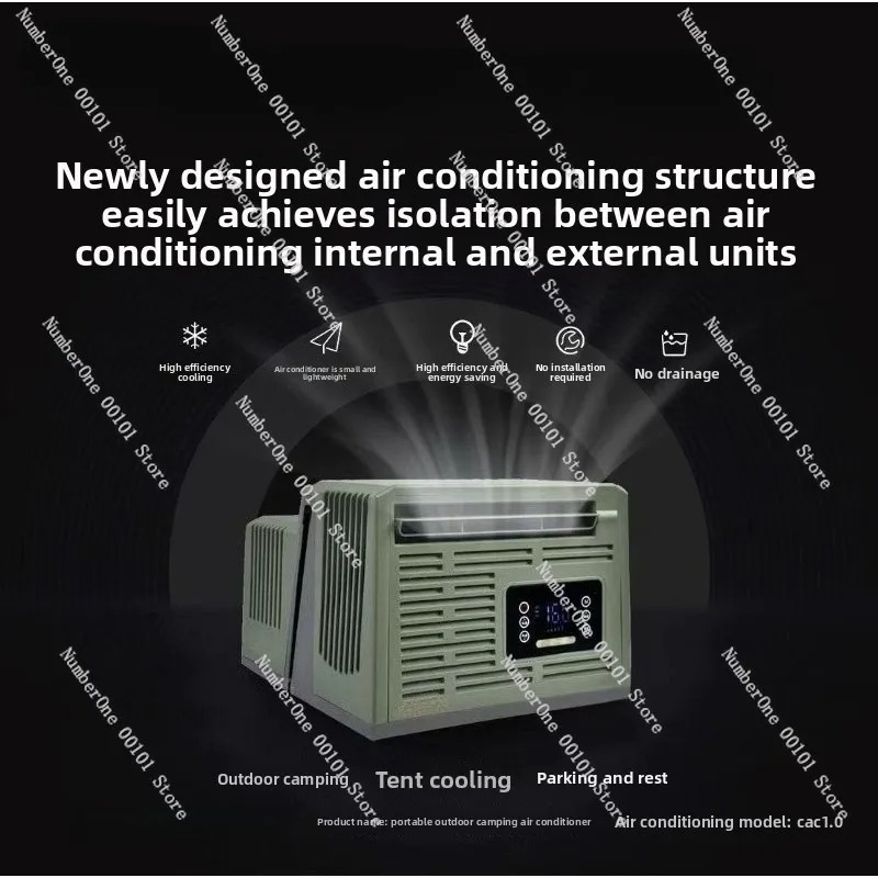 เครื่องปรับอากาศแบบพกพาติดหน้า - Outdoor Camping Air Conditioner บทวิจารณ์และราคา