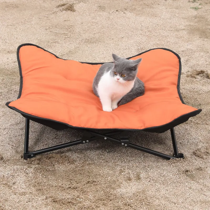 เตียงสุนัขพกพาทันสมัยหรูหรา แผ - Outdoor Camping Dog Bed บทวิจารณ์และราคา