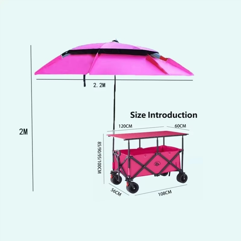 รถเข็นพับได้คุณภาพสูง 420 ลิตร - Outdoor Camping Set บทวิจารณ์และราคา